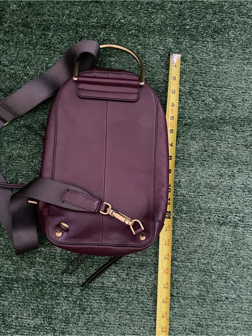 Fossil Dove Sling Pack ZB7836001 Burgundy Leather Crossbody Backpack